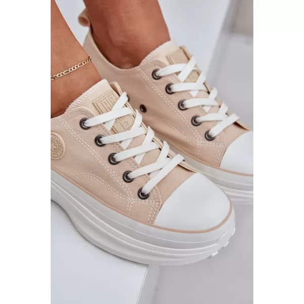  Damen-Sneaker BIG STAR NN274127 BEIGE Big Star Shoes 