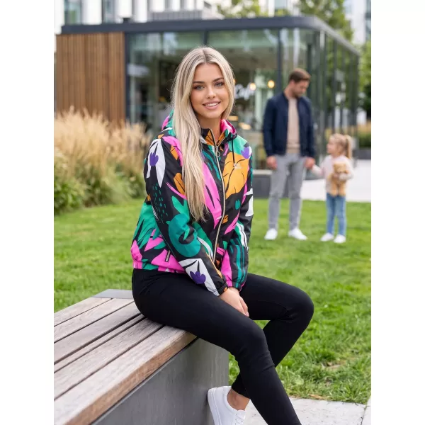  Damenjacke ALTISPORT HELSIE SCHWARZES MUSTER 