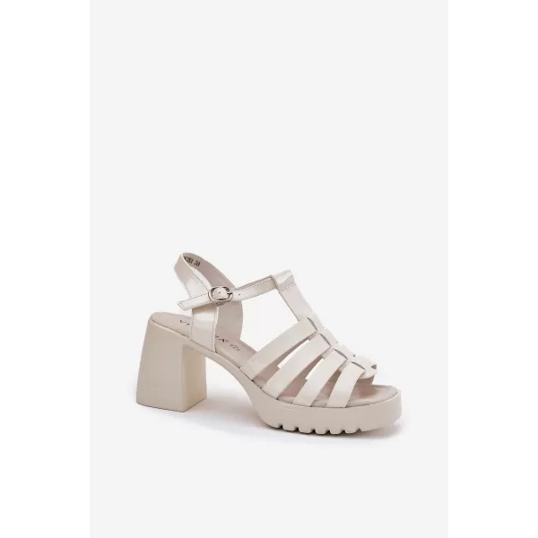  Damensandalen VINCEZA 66621 BEIGE 