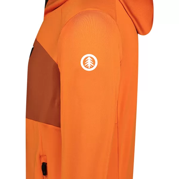  Powerfleece-Sweatshirt für Herren NORDBLANC BRACKEN NBWFM8286 ORANGE 