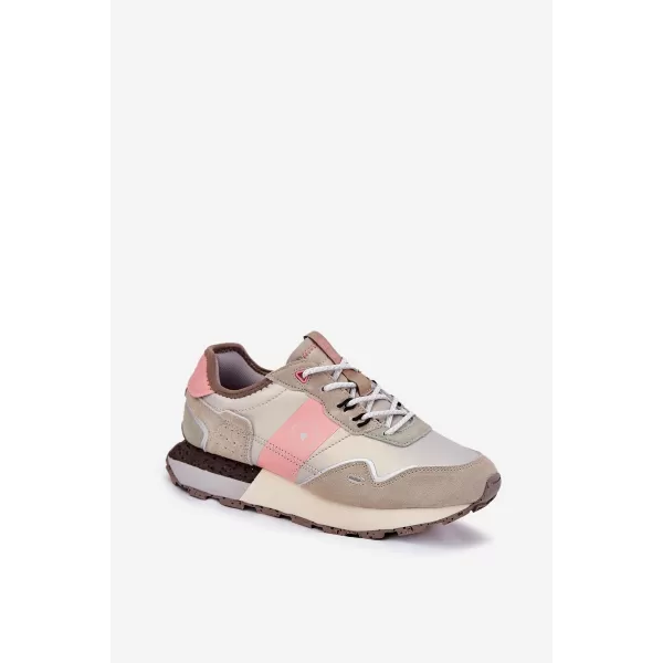  Damen-Sneaker BIG STAR RR274243 ROSA/GRAU Big Star Shoes 