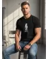 Herren-T-Shirt DSTREET NX062R SCHWARZ