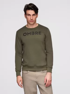 Herren-Sweatshirt OMBRE B1711 DUNKLES OLIV