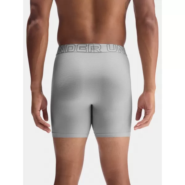  Herren-Boxershorts UNDER ARMOUR UA PERFORMANCE TECH MESH - SOLID 6IN - 1383884-069 TITAN 