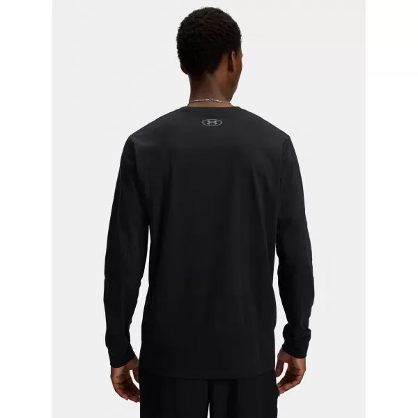  Herren-T-Shirt UNDER ARMOUR UA SPORTSTYLE LEFT CHEST LS 1329585-002 SCHWARZ 