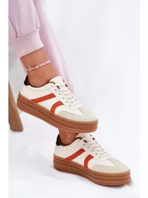 Damen-Sneaker EVENTO TOLIANNA BEIGE/ORANGE