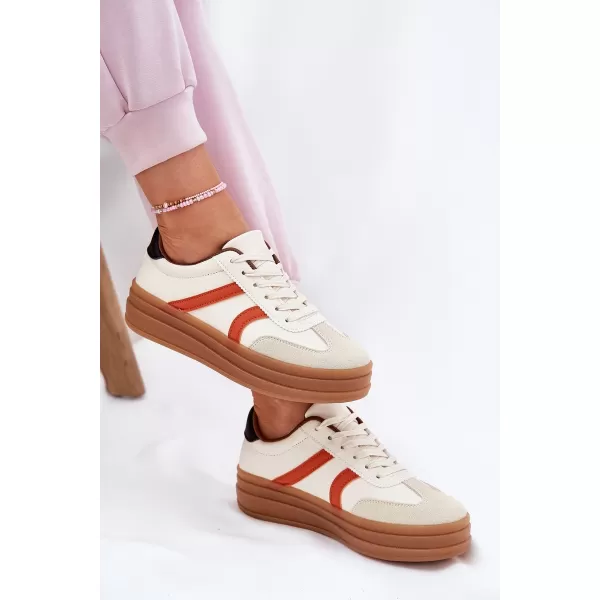  Damen-Sneaker EVENTO TOLIANNA BEIGE/ORANGE 