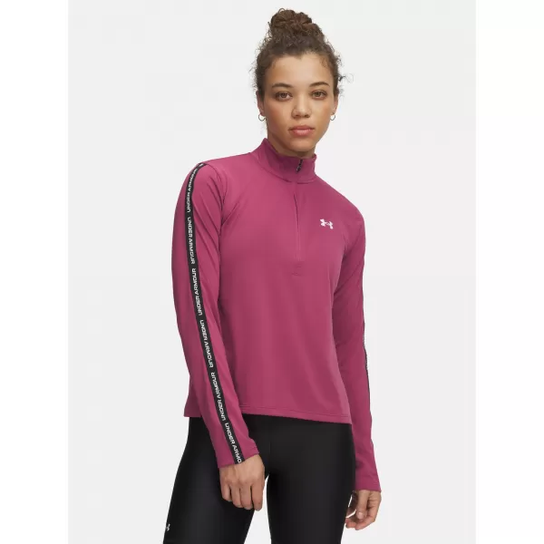  Damen-Sweatshirt UNDER ARMOUR UA TECH WM TAPE HALF ZIP 6005100-659 ROT 