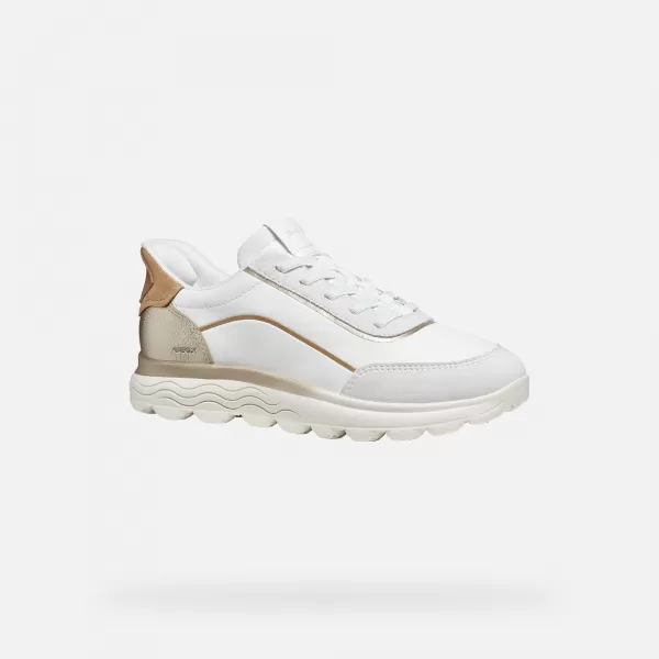  Damen-Sneaker GEOX SPHERICA PLUS FAST IN G012959 WEIß 
