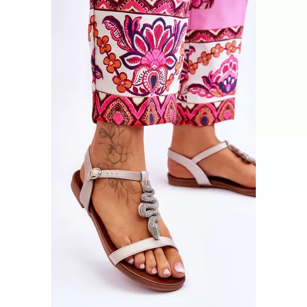  Damensandalen S.BARSKI KV-5541-42 BEIGE 