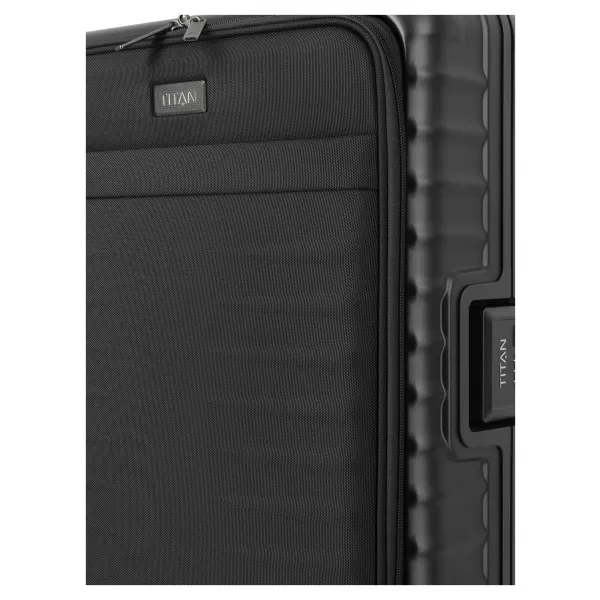  Koffer TITAN Overseas S Front pocket NACHTSCHATTEN SCHWARZ 