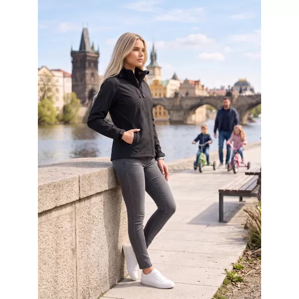  Softshelljacke für Damen ALTISPORT NoPrint NP/ALW945 EBENHOLZGRAU 
