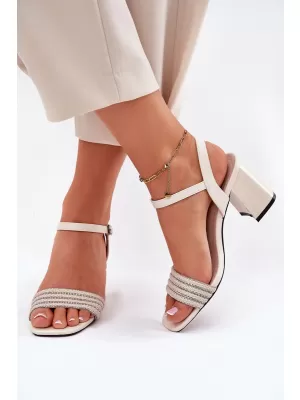 Damensandalen VINCEZA 62228 BEIGE