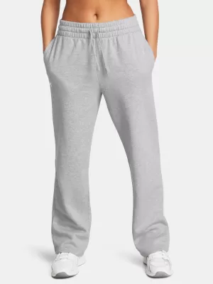 Sporthose für Damen UNDER ARMOUR UA RIVAL FLC STRAIGHT PANT 1381847-011 GRAU