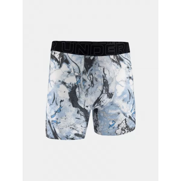  Herren-Boxershorts UNDER ARMOUR UA PERFORMANCE TECH - PRINT 6IN - 1PK 1383875-101 SCHWARZ 