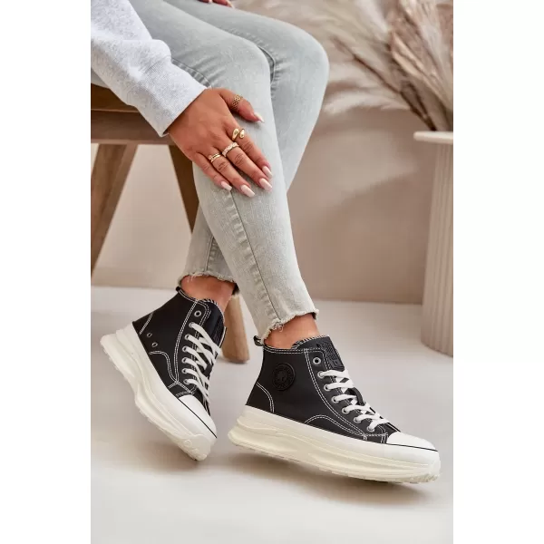  Damen-Sneaker BIG STAR OO274068 SCHWARZ Big Star Shoes 