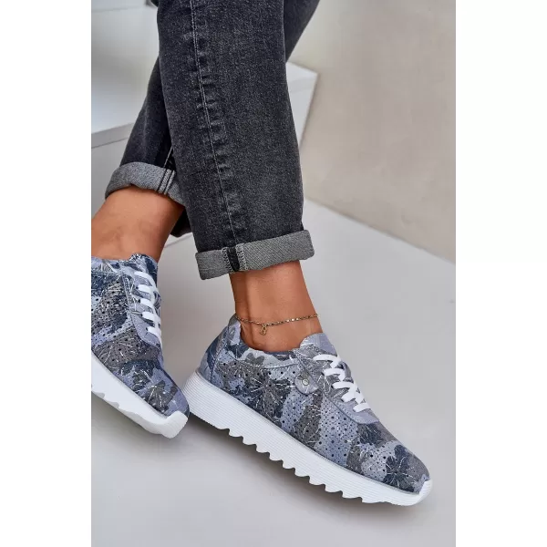  Damenschuhe D&A LR51-635 BLAU 