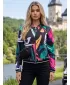 Damenjacke ALTISPORT HADARIT SCHWARZES MUSTER