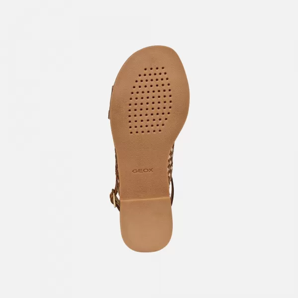  Damenhausschuhe GEOX MADDALUSIAC G013201 BRAUN 