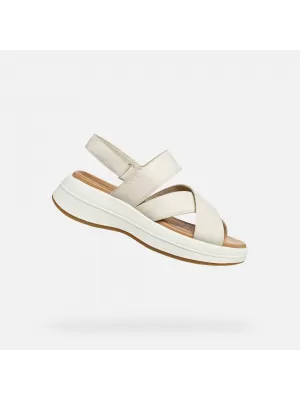 Damensandalen GEOX SPHERICA ECUB-3 S G012856 CREMIG