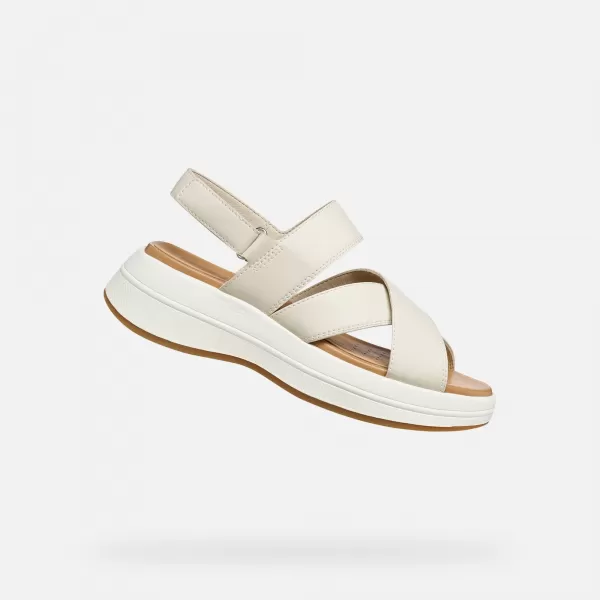  Damensandalen GEOX SPHERICA ECUB-3 S G012856 CREMIG 