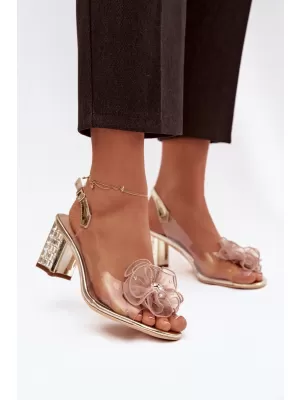 Damensandalen D&A MR52-238 GOLD