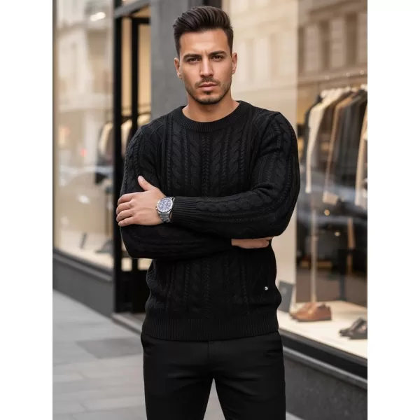  Herrenpullover DSTREET WX1926 SCHWARZ 