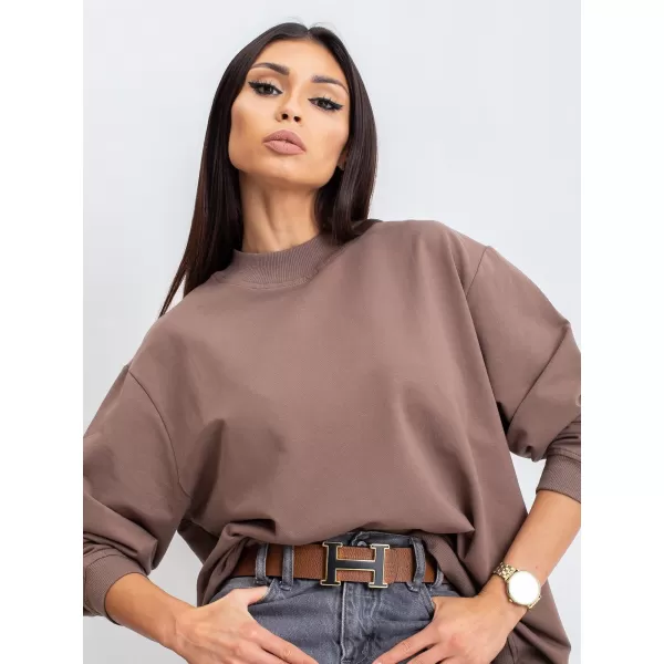  Damen-Sweatshirt BASIC FEEL GOOD RV-BL-5185.92P BRAUN 