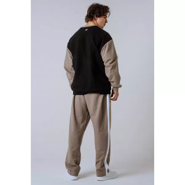  Sweatshirt mit entspannter Passform POWER 903 LIGHT BROWN ASH Nebbia 