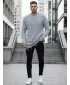 Herrenpullover DSTREET WX1963 GRAU