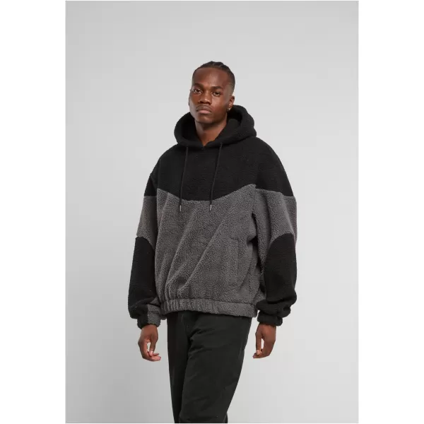  Herren-Sweatshirt URBAN CLASSICS TB7924 MAGNET/SCHWARZ 