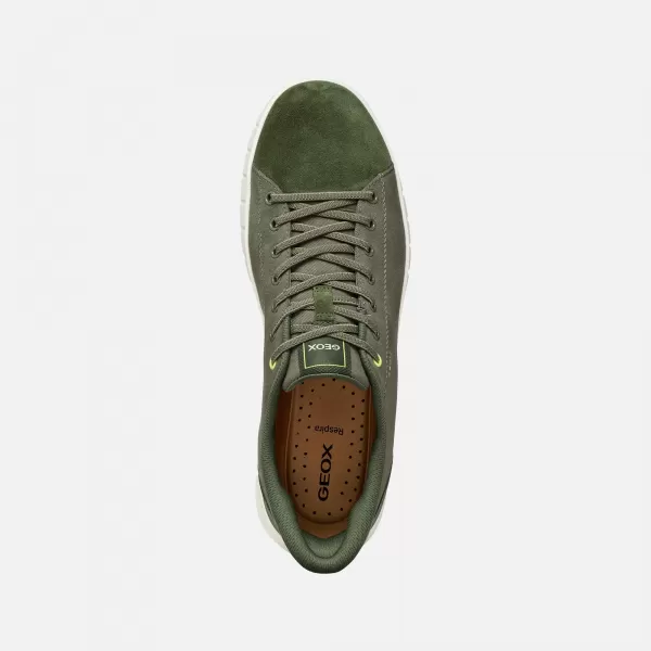  Herren-Sneaker GEOX FLEXTRIDE PLUS FAST IN G014654 DUNKELGRÜN 