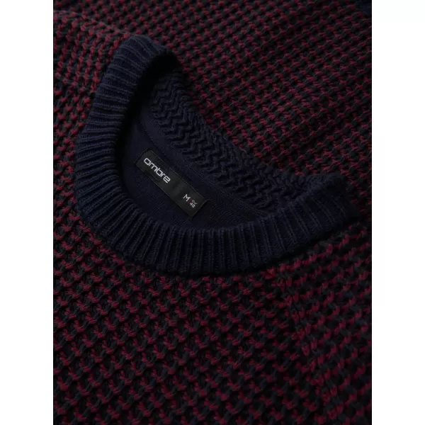  Herrenpullover OMBRE OM-SWSW-0122 KASTANIENBRAUN 