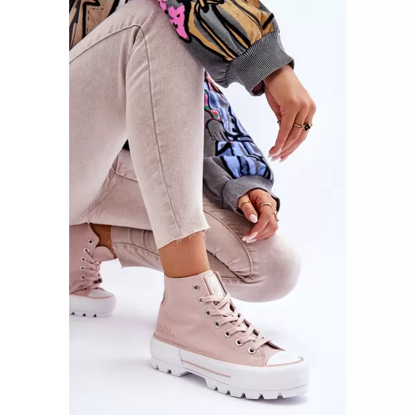  Damen-Sneaker BIG STAR LL274157 NUDE Big Star Shoes 
