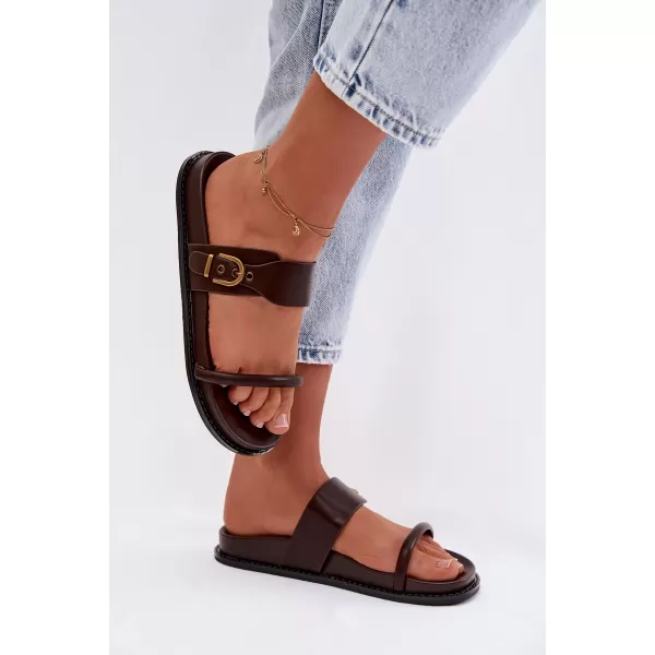  Damenhausschuhe BOTO SARILISSE 41610 BRAUN 