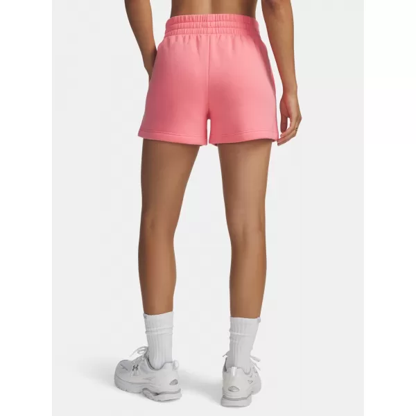  Damen-Shorts UNDER ARMOUR RIVAL FLEECE SHORT 1382723-600 ROSA 