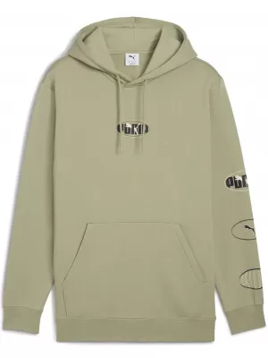 Herren-Sweatshirt PUMA ESS LOGO LAB HOODIE 688180-82 LUX-ARMEE