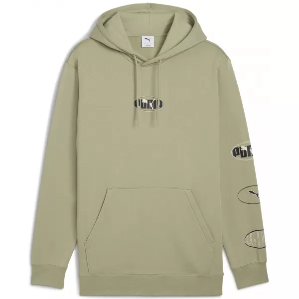  Herren-Sweatshirt PUMA ESS LOGO LAB HOODIE 688180-82 LUX-ARMEE 