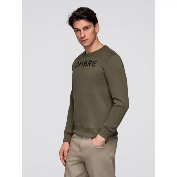 Herren-Sweatshirt OMBRE B1711 DUNKLES OLIV 