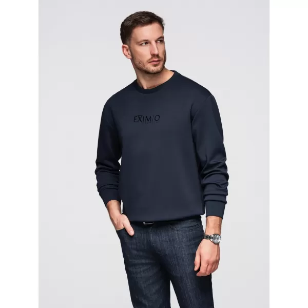  Herren-Sweatshirt OMBRE OM-SNBC-0199 DUNKELBLAU 