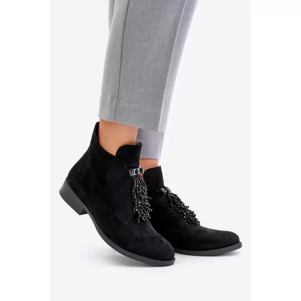  Damenschuhe S.BARSKI HY42-715 SCHWARZ 