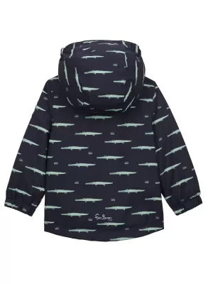 Jacke für Jungen KILLTEC FIOS 25 44182-814 DUNKELBLAU MIT AUFDRUCK