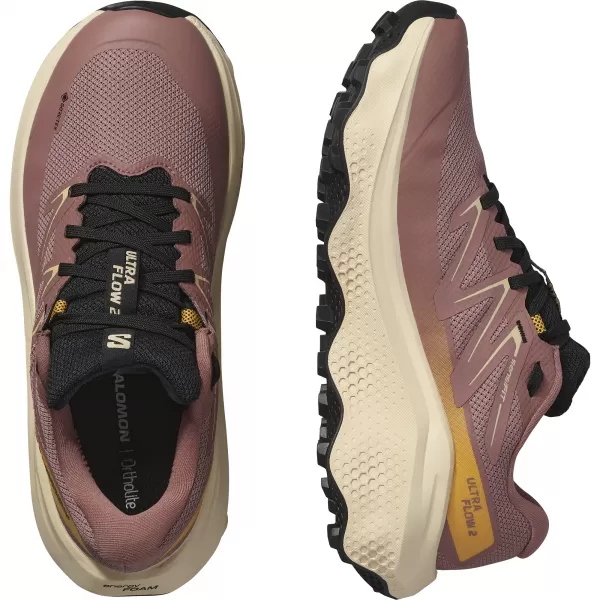  Damenschuhe SALOMON ULTRA FLOW 2 GTX W L47884500 WURZELHOLZ/ZARTER PFIRSICH/WARME APRIKOSE 