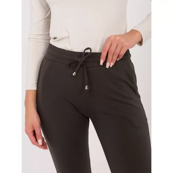  Damen-Jogginghose BASIC FEEL GOOD RV-DR-5040.02X DUNKLES KHAKI 