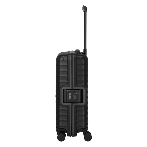  Koffer an Bord TITAN Overseas S20 NACHTSCHATTEN SCHWARZ 