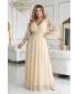 Kleid NUMOCO 654-2 CHAMPAGNERBEIGE