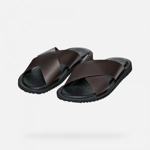  Herrenhausschuhe GEOX ERICE G002619 SCHWARZ 