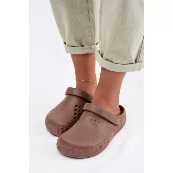  Damenhausschuhe BIG STAR TT274A085 BRAUN/BEIGE Big Star Shoes 