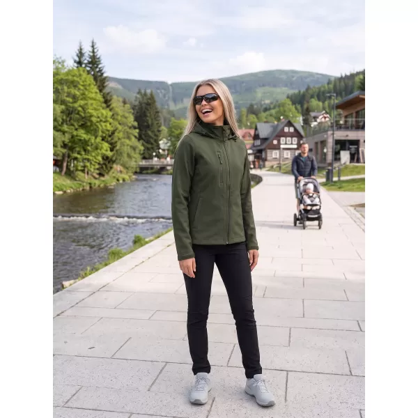  Softshelljacke für Damen ALTISPORT NoPrint NP/ALW945 MILITÄR 