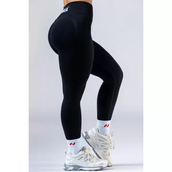  Push-up-Leggings mit hoher Taille POWER 888 SCHWARZ Nebbia 